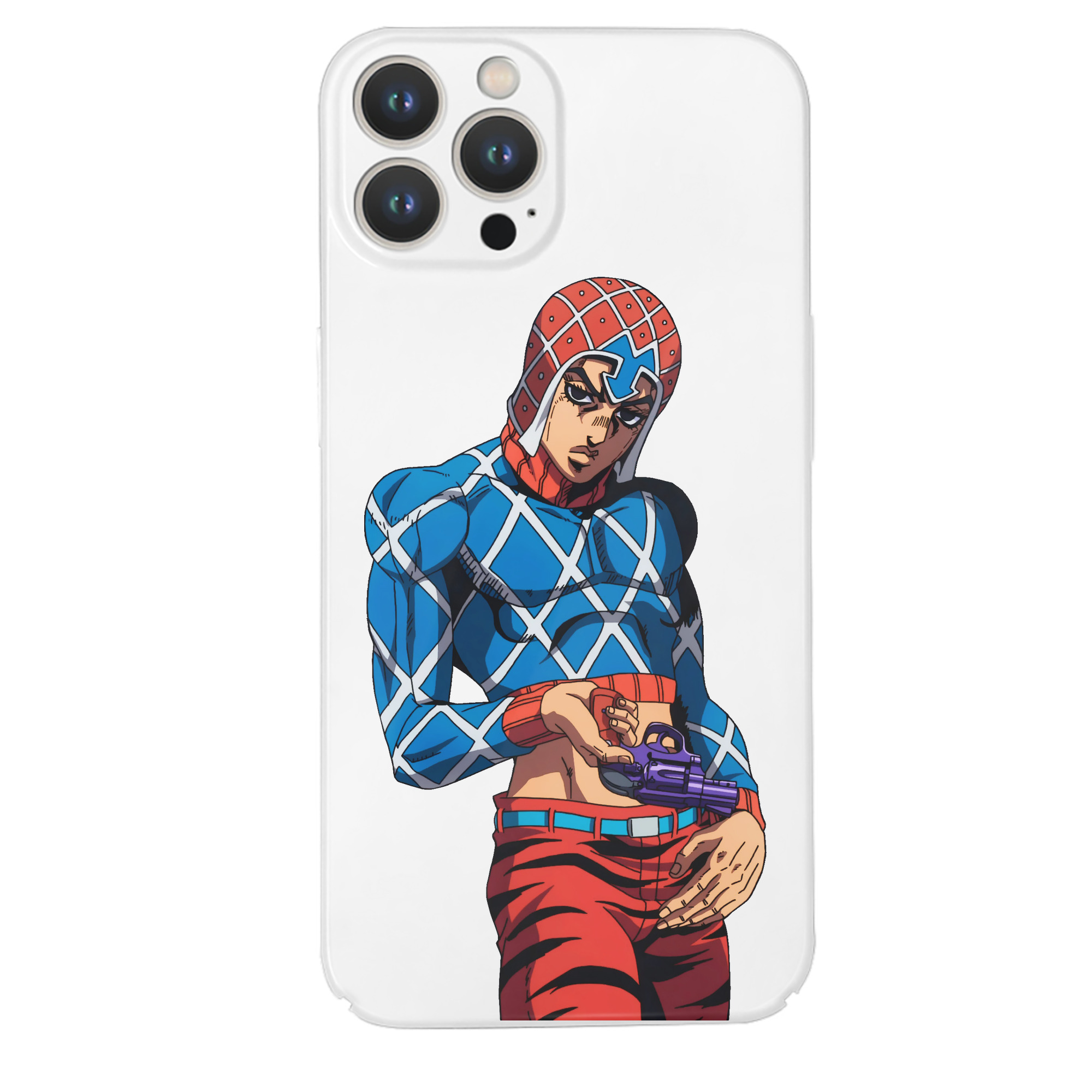 （画像用） ジョジョの奇妙な冒険 グイード?ミスタ JoJo's Bizarre Adventure Guido Mista 【iPhone 14シリーズ対応】ハードケース